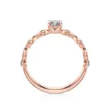 Pierścionek z różowego złota z diamentami AJPZ_133